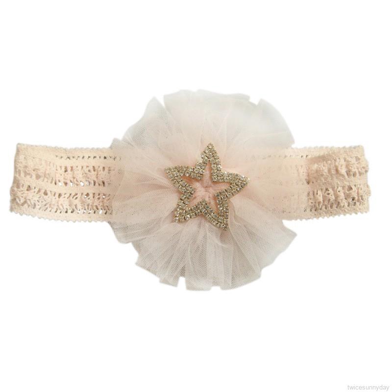 Băng đô ren hoa cho bé gái xinh xắn nhiều kiểu dáng tùy chọn