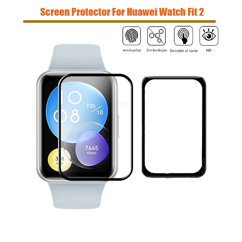 Kính Cường Lực 3D Bảo Vệ Màn Hình Cho Đồng Hồ Huawei watch fit 2 Fit2