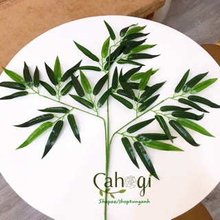 Cành Tre Giả Lá Nhựa