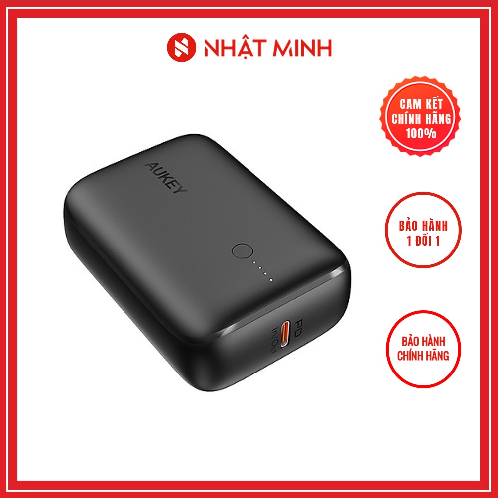 Pin Sạc Dự Phòng Aukey PB-N83S 10.000MAH 22.5W TYPE-C - Hàng Chính Hãng - Bảo Hành 12 Tháng