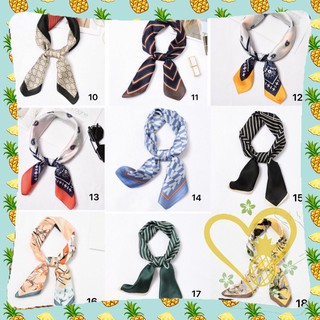 Khăn lụa vuông satin 70x70 cm Clover