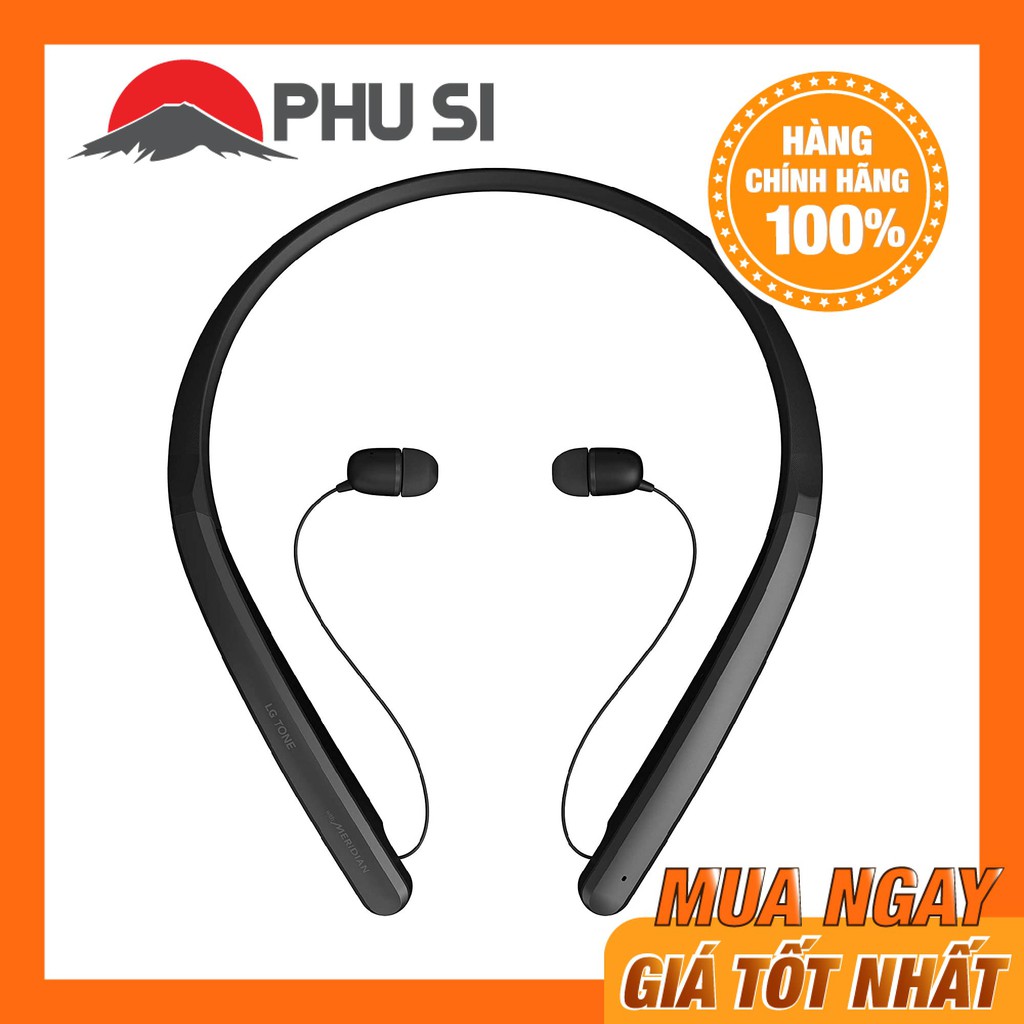 Tai Nghe Bluetooth LG TONE Flex HBS-XL7 - Hàng Chính Hãng - Màu Đen