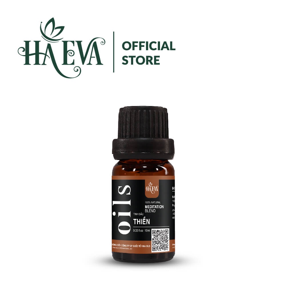 Tinh dầu xông Thiền Haeva Cao Cấp, 100% Thiên Nhiên,  giúp khử mùi, giảm căng thẳng, ngủ ngon, chai 10ml/30ml/100ml