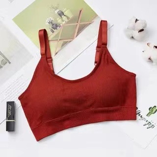 Áo Quấn Ngực Không Gọng Chữ U Lưng Chạy Bộ Chống Sốc Có Đệm Ngực Và Dây Đeo Tùy Chỉnh Hình Gấu Nhỏ Cho Nữ