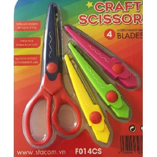 Kéo răng cưa Stacom F014