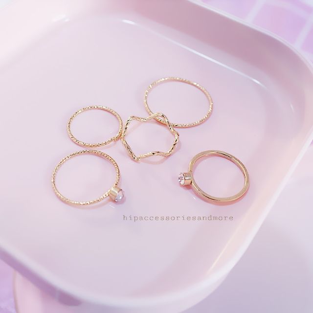 Set 5 nhẫn basic