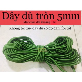 Dây dù tròn xốp bản 5mm( bản đủ) loại tốt ~14m