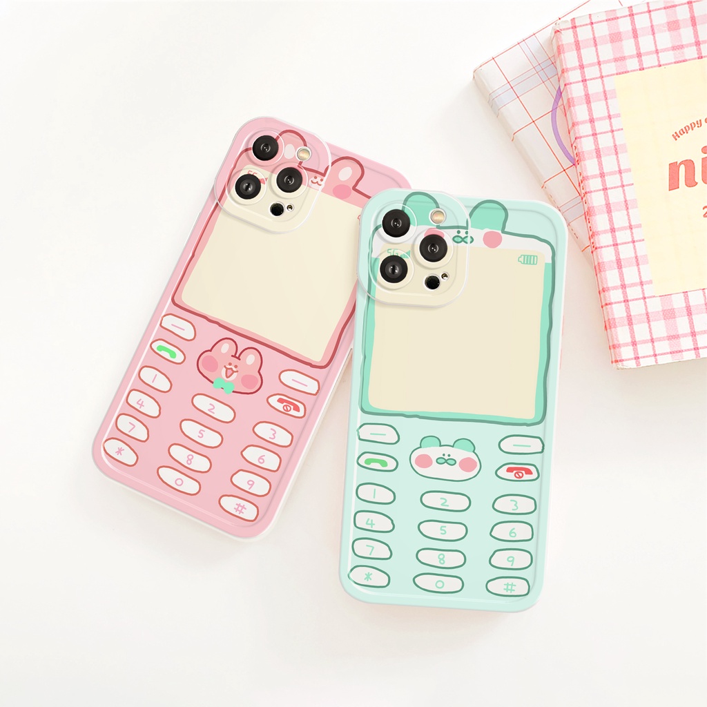 Ốp lưng iphone Cute Mobi cạnh vuông 6/6plus/6s/6splus/7/7plus/8/8plus/x/xs/11/12/13/14/pro/max/promax/plus/shin/case