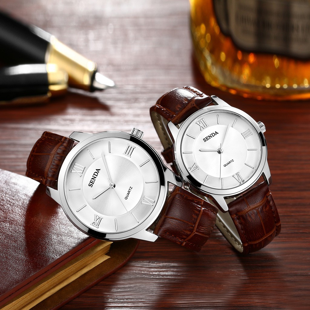 ĐỒNG HỒ NAM SENDA 8195 DÂY DA CAO CẤP Bán lẻ giá sỉ