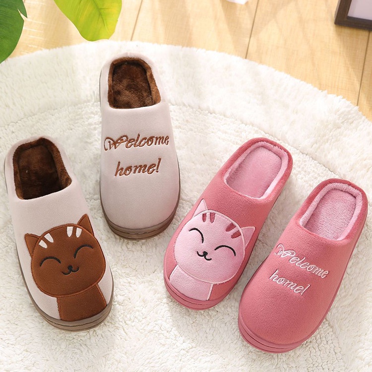 Dép bông Cat - chọn lên 1 size
