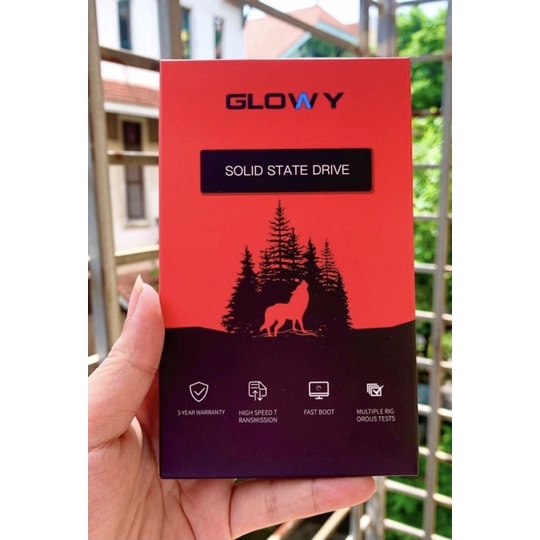 ssd glowy 120G, sản phẩm chính hãng bảo hành 36 tháng