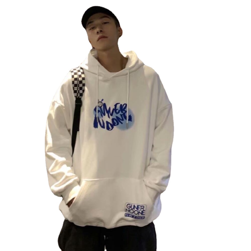 Áo hoodie dáng rộng phong cách hiphop đường phố Hàn Quốc thời trang mùa đông có 3 màu size M-5XL