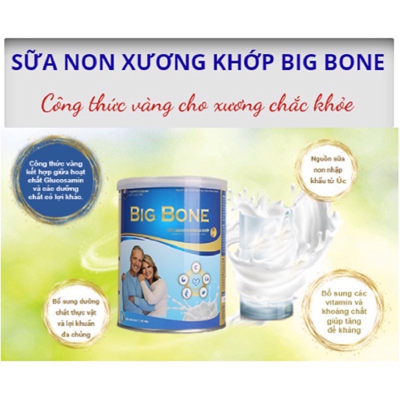Sữa xương khớp - Sữa Big Bone ❤️ Liệu pháp dinh dưỡng chuyên biệt cho bệnh nhân xương khớp