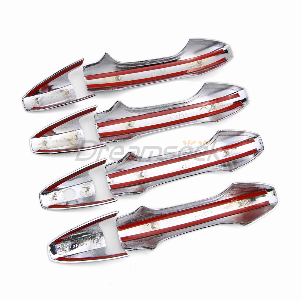 Khung Viền Tay Nắm Cửa Bằng Crom / Sợi Carbon Cho Honda CR-V CRV 2007 2008 2009 2010 2011