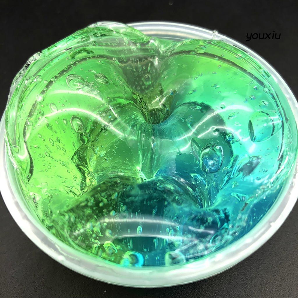 Đồ chơi slime dẻo trong mờ thân thiện với môi trường giảm căng thẳng đa năng tiện dụng