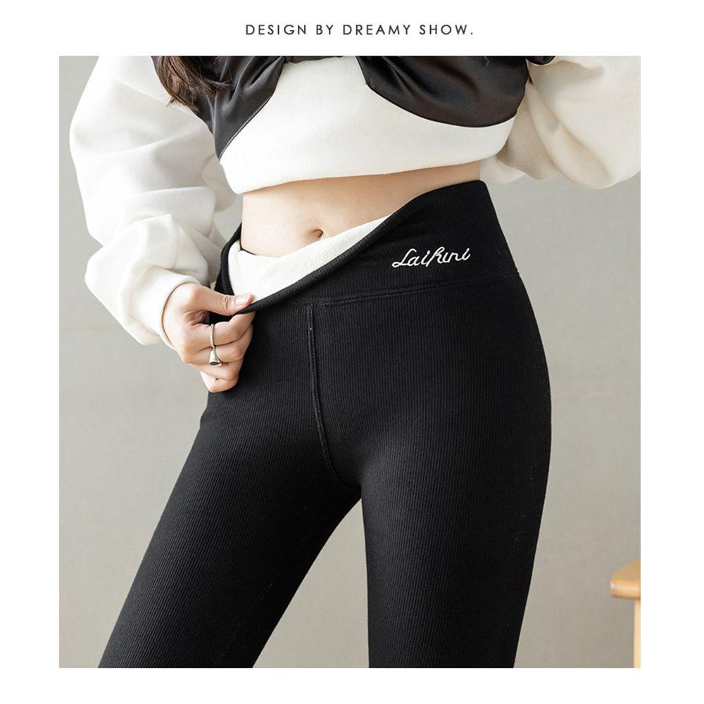 Quần Legging Len Cừu Lưng Cao Chống Lạnh 1 Món Thời Trang Mùa Đông
