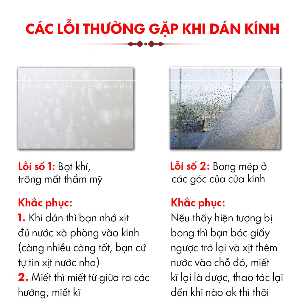 Decal dán kính mờ 3d loại dày chống nhìn trộm, giấy dán kính cao cấp dán cửa sổ phòng khách nhà tắm phòng ngủ