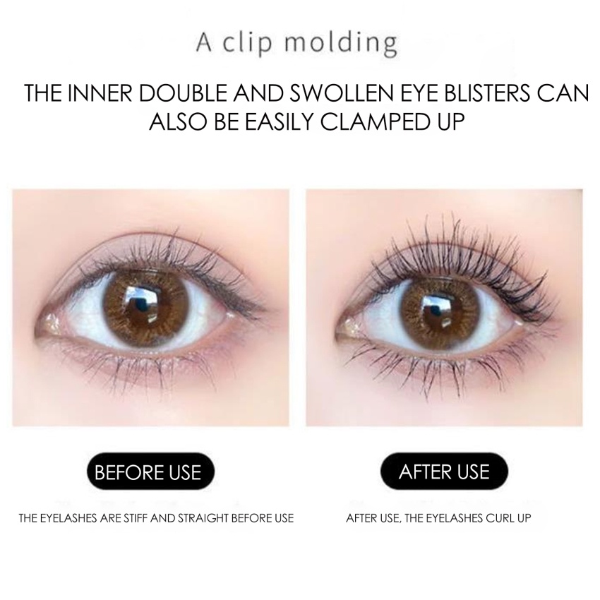 Kẹp Bấm Mi Mini Bằng Nhựa Tiện Dụng Cho Nữ