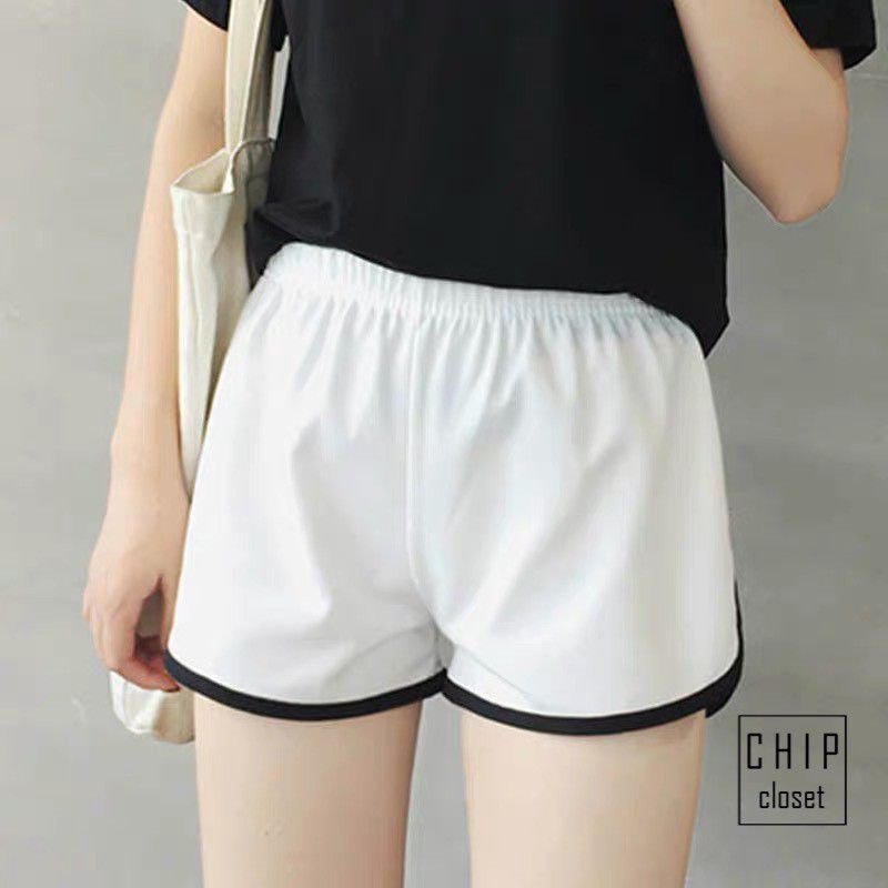 (Quà tặng của bạn là 1 chiếc kẹo) Quần đùi nữ mặc nhà ,Quần short ngắn thể thao chạy viền chất thun co giãn thoải mái