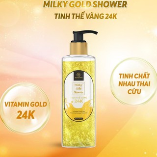 Sữa tắm nhau thai cừu tinh thể vàng 24k Huyền Phi