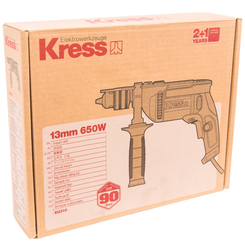 Máy Khoan Cầm Tay Kress KU 320, Máy Khoan Kress  650W Có Chế Độ Búa