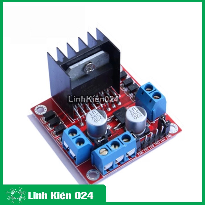 Module L298 Mạch Cầu H Điều Khiển Động Cơ DC