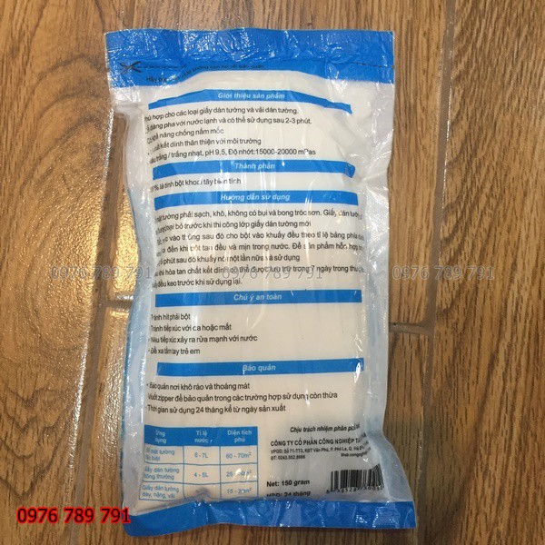 Keo Sữa Dán Giấy Dán Tường Dán Gỗ Sàn Làm Slime TECHCHEM Túi 1kg  Loại Tốt , Độ Kết Dính Cao