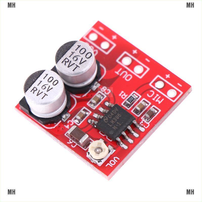 Bảng Mạch Khuếch Đại Âm Thanh Micro Dc 5v-12v Lm386 200 Lm