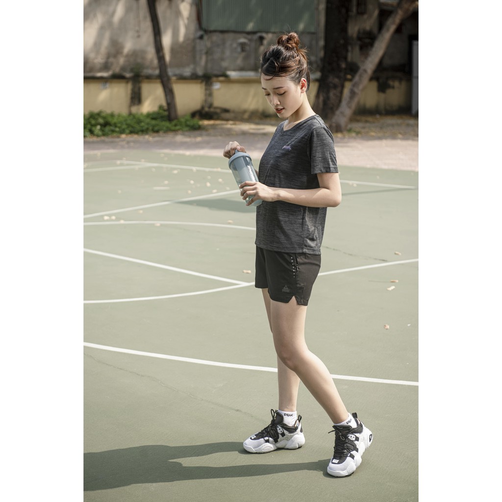 Giày Sneaker Thể Thao Nữ Chính Hãng PEAK Taichi Sound Wave E02758E Với Công Nghệ TAICHI Cực Êm, Phối Đồ Cực Chất