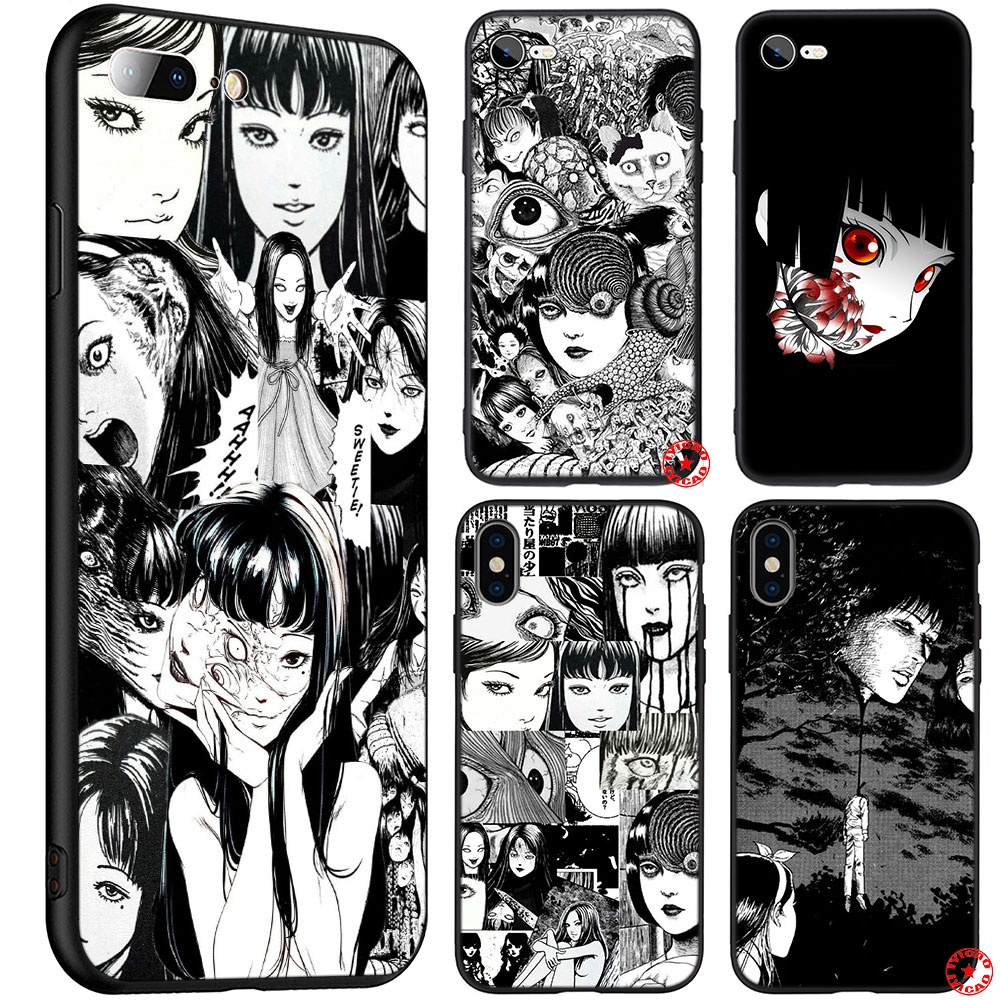 Ốp Điện Thoại Silicon Dẻo Họa Tiết Truyện Tranh junji ito tomie Cho iphone 5 5s 6 6s 7 8 11 pro max plus se xr ds59