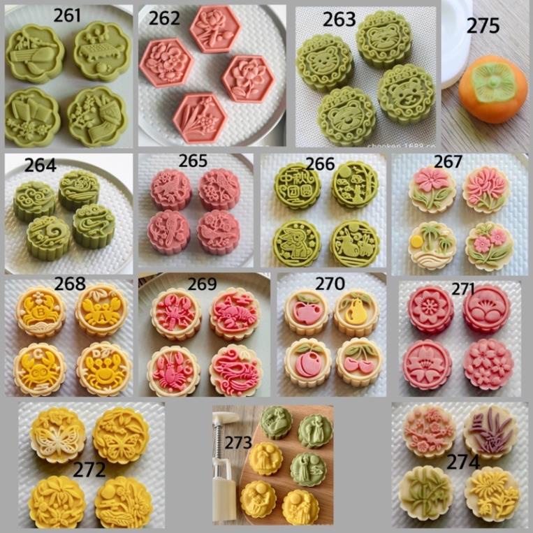 Khuôn trung thu lò xo 2022 mẫu 50g