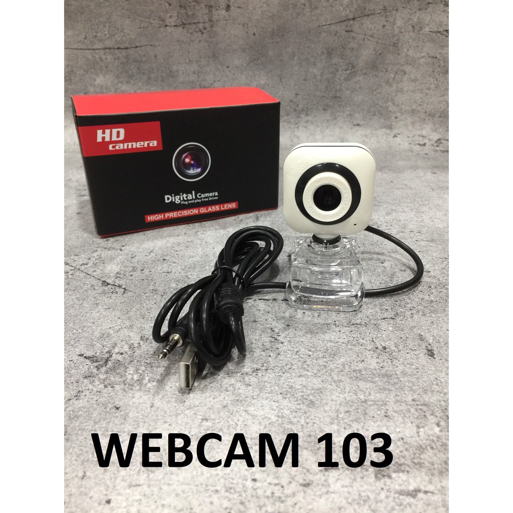 Webcam học online dùng cho máy tính tích hợp micro âm thanh c101 , 103