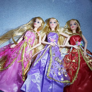 Búp bê Barbies 30cm nhiều khớp tóc dài đẹp