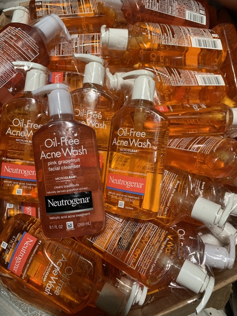 Sữa rửa mặt cho da mụn Neutrogena oil free Ance Wash 269ml