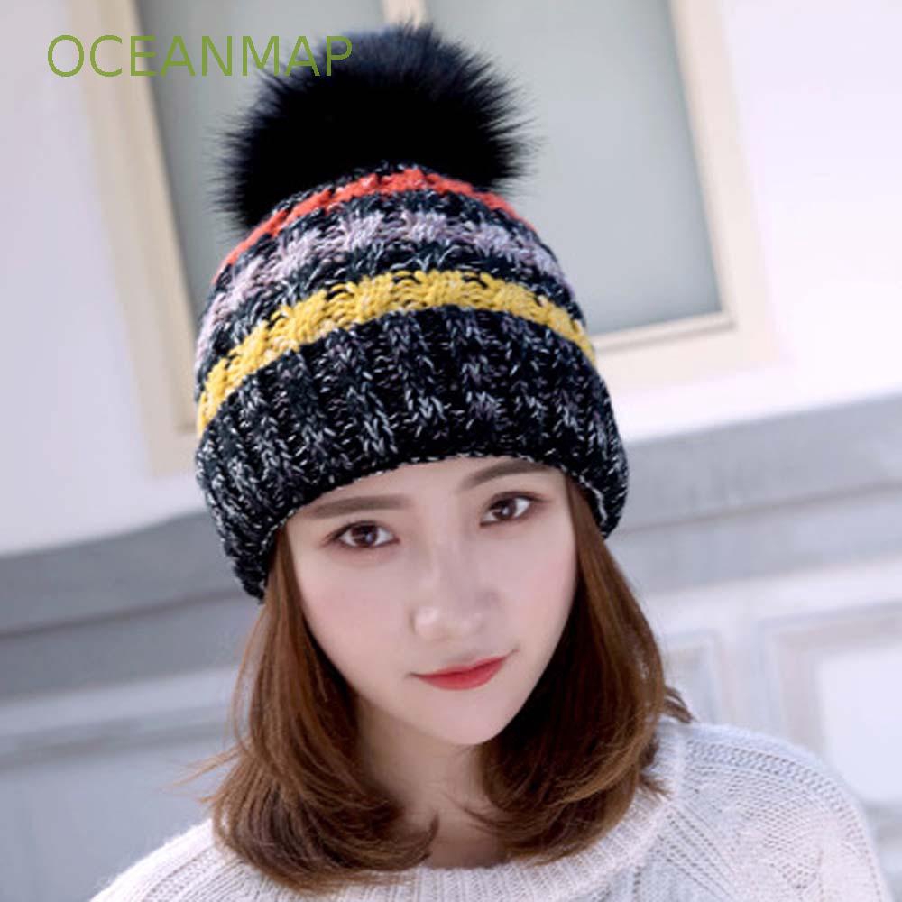 Mũ len đan phong cách đại dương