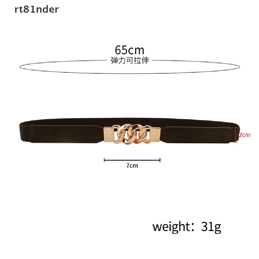 Thắt lưng da co dãn 3 màu tùy chọn thời trang cao cấp cho nữ