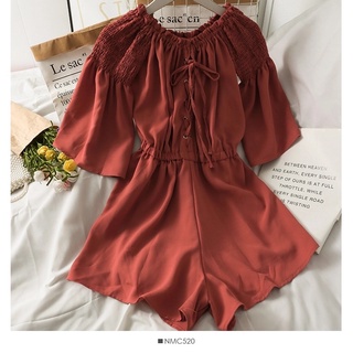 Jumpsuits phối dây thắt nơ ngực