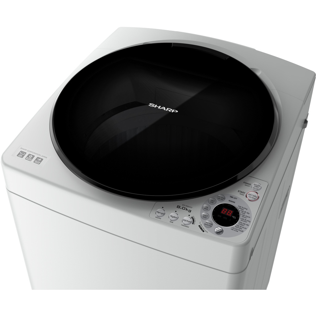 Máy Giặt Sharp 8Kg ES-W80GV-H Lồng Đứng - Mới 100%