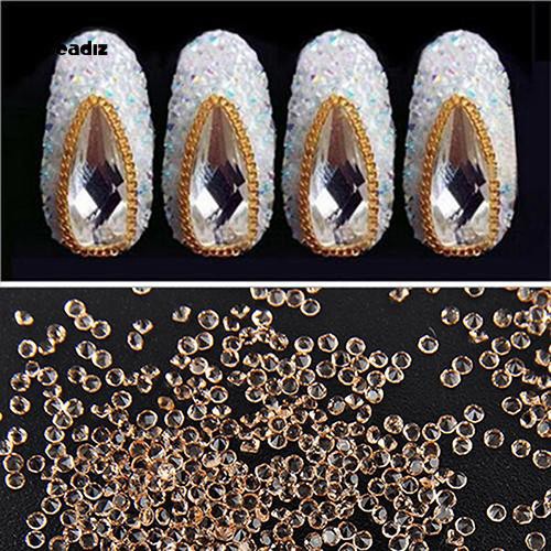 Túi 1000 hạt đá mini 1.2mm lấp lánh trang trí móng tay
