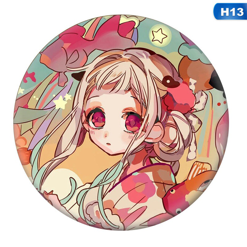 flowersqueen Ghim cài áo trang trí họa tiết anime
