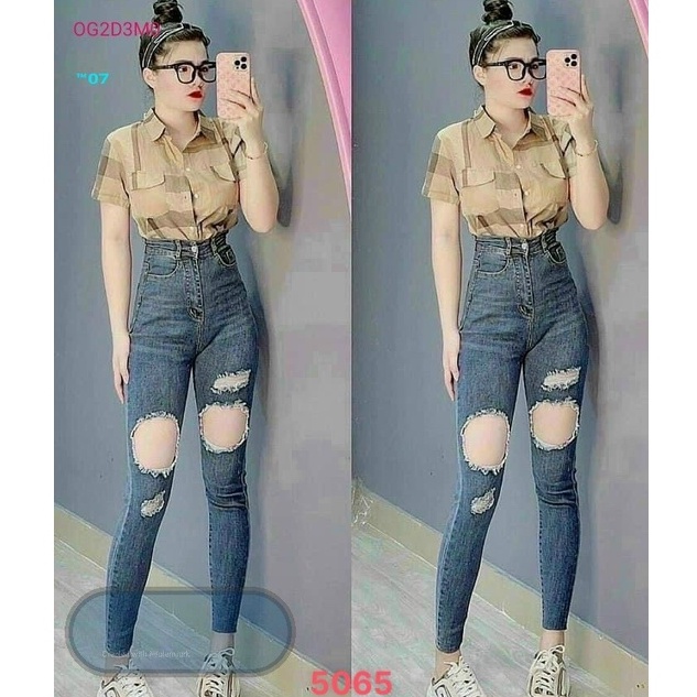 Quần Jean Nữ Lưng Cao ❤️FREESHIP❤️ Quần Bò Nữ Mẫu Mới Form Ôm Chuẩn Body Thời Trang Chuẩn Hàng Shop A-T Fashion - QJNU41