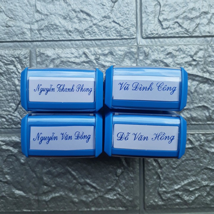 Khắc dấu tên ngắn theo yêu cầu giá sỉ