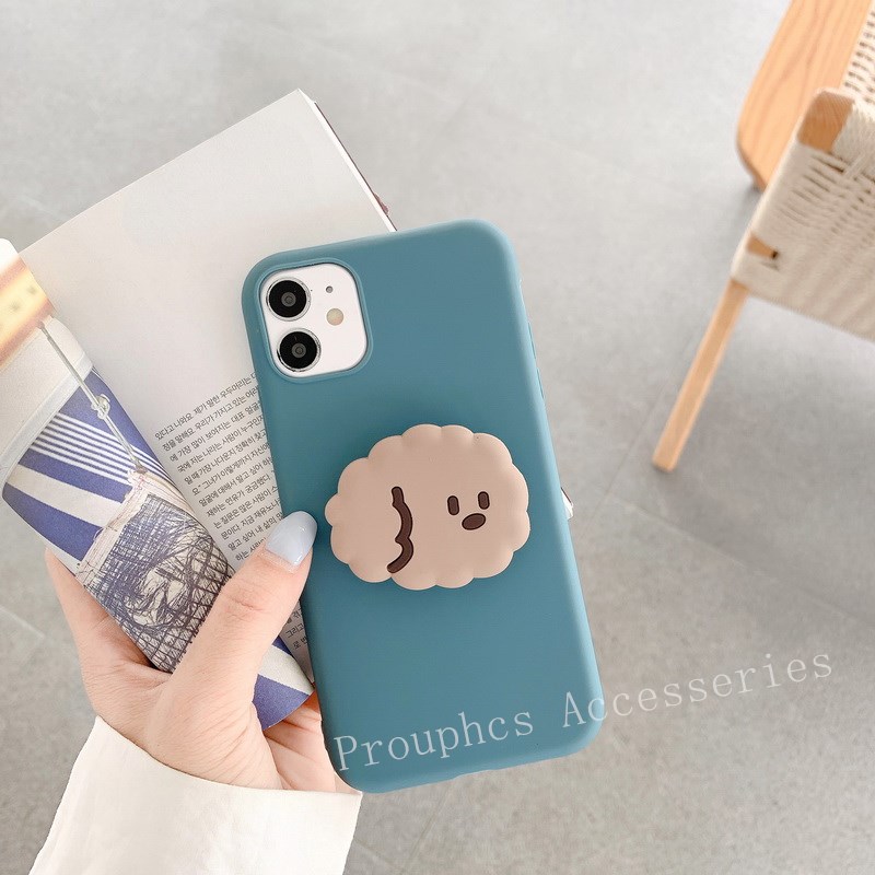 Ốp Điện Thoại TPU Mềm Có Giá Đỡ Hình Khủng Long Cho iPhone 6 6S Plus 7 8 Plus XR Xs Max 11 Pro Max SE 2020