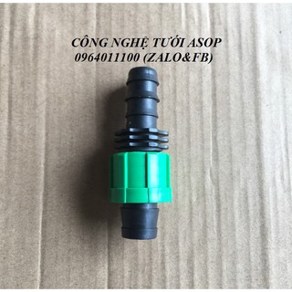 BỘ 30 NỐI ỐNG DẪN NƯỚC 16MM QUA ỐNG NHỎ GIỌT 16MM - XANH LÁ DẠNG VẶN