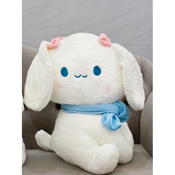 Thỏ Cinnamoroll 50cm Quàng khăn |ẢNH THẬT|