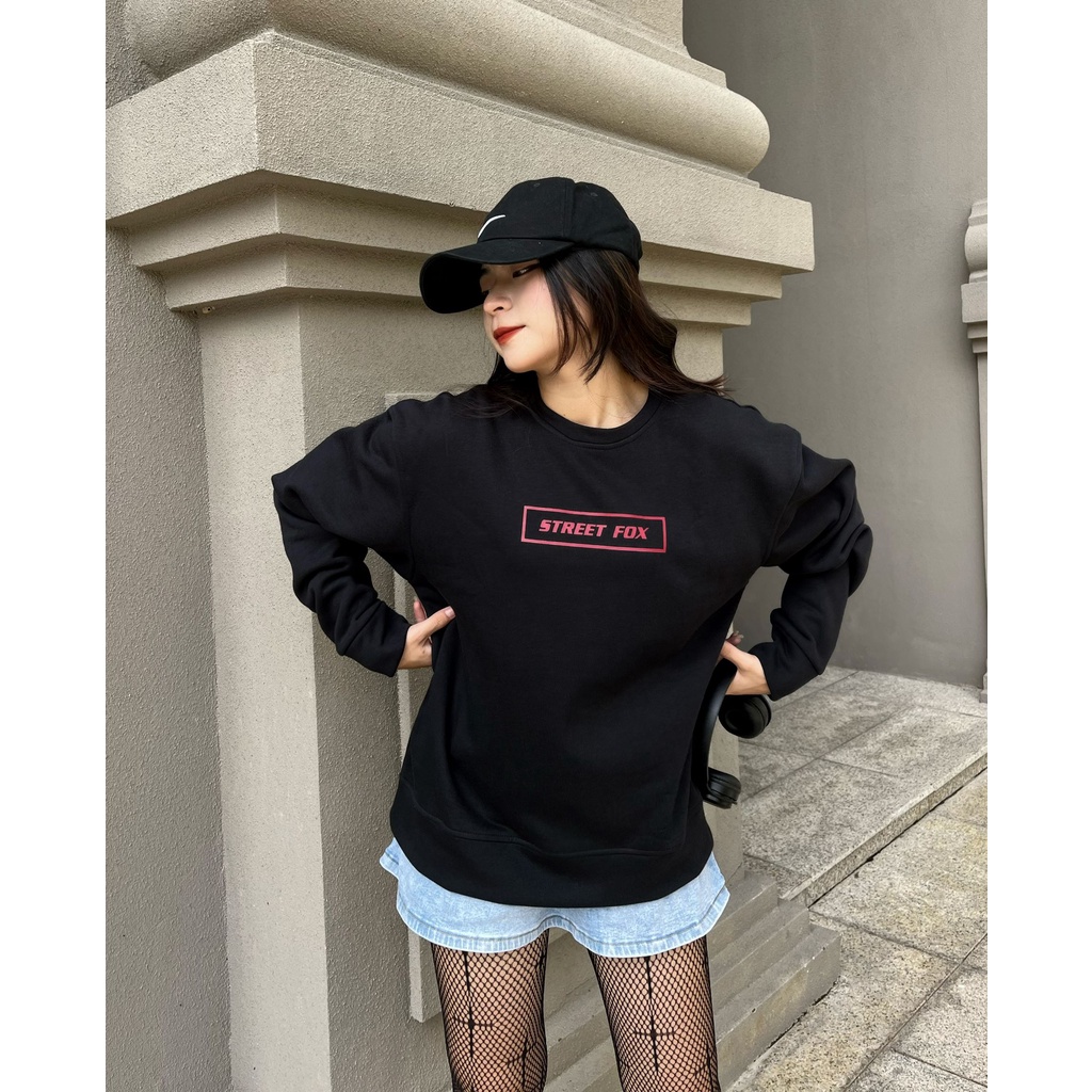 Áo Sweater Nữ Form Rộng Street Fox SW Smile