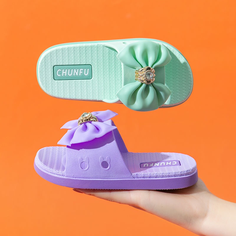 Dép Đi Trong Nhà Kiểu Dáng Dễ Thương Cho Bé Gái