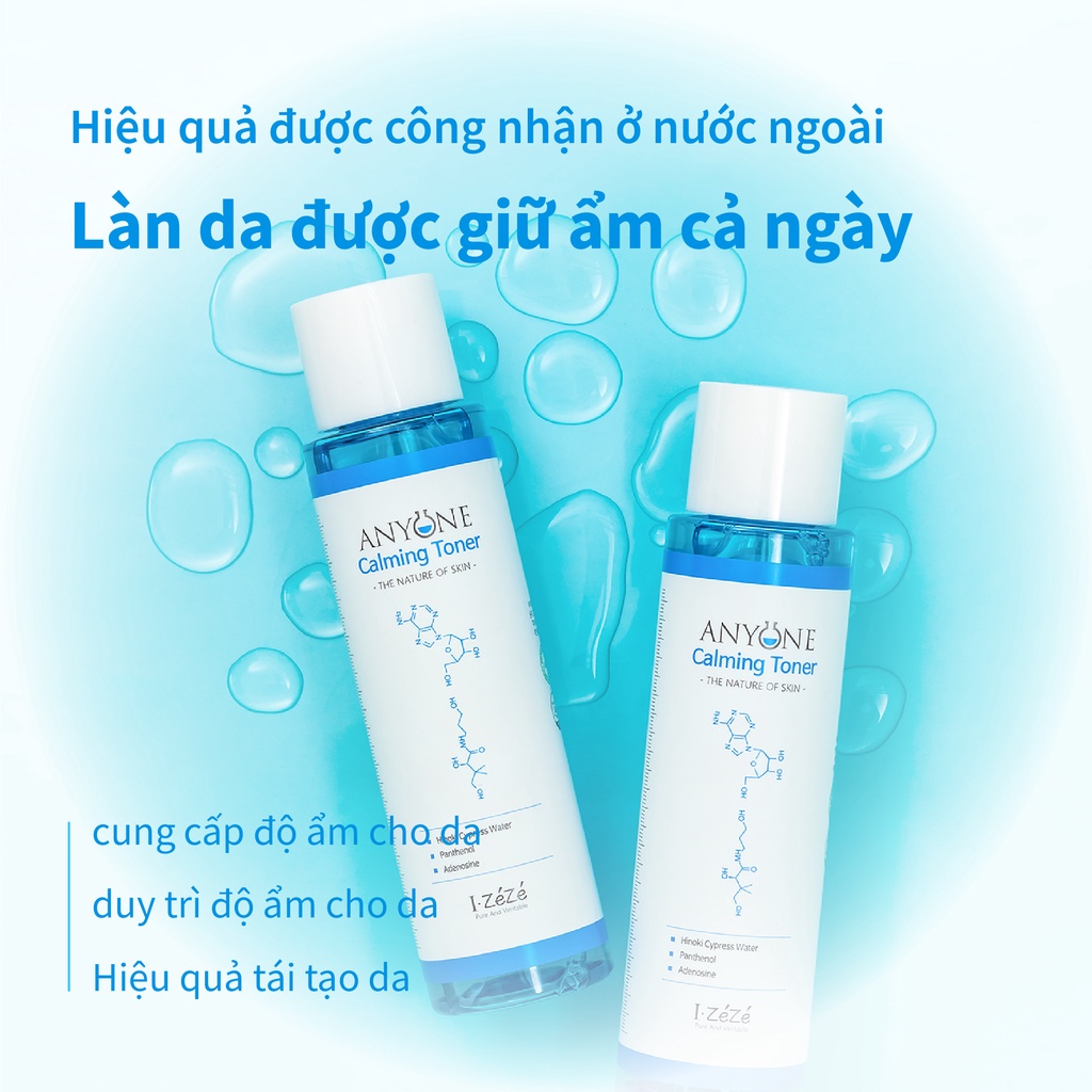 Toner làm dịu da IZÉZÉ Anyone dưỡng ẩm da hiệu quả 150ml