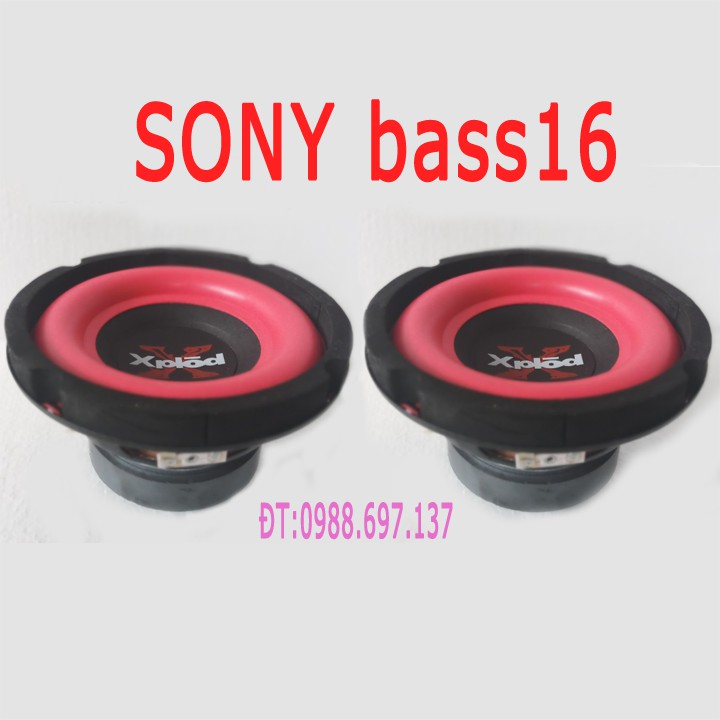 2 loa siêu bass 16 Sony Xplod 200W - loa supper cao cấp