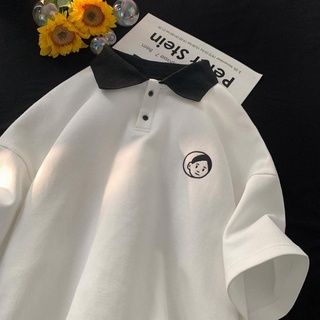 FUNLANG_Áo polo Unisex thêu hình chuẩn form logo thêu